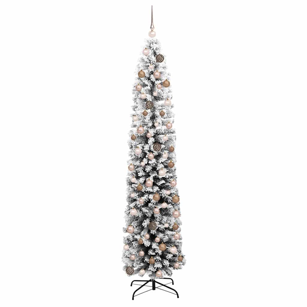 Artificial Christmas Tree Green 70.9" PVC and Steel and Plastic