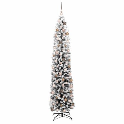 Artificial Christmas Tree Green 70.9" PVC and Steel and Plastic
