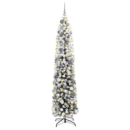 Artificial Christmas Tree Green 70.9" PVC and Steel and Plastic
