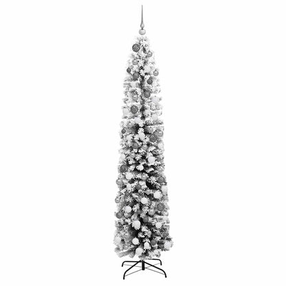 Artificial Christmas Tree Green 70.9" PVC and Steel and Plastic