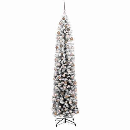 Artificial Christmas Tree Green 82.7" PVC and Steel and Plastic