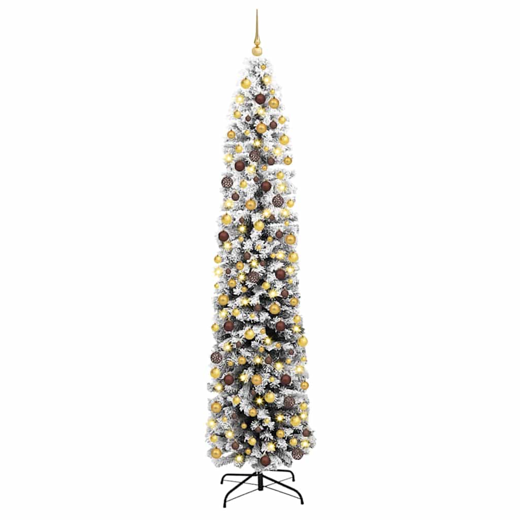 Artificial Christmas Tree Green 94.5" PVC and Steel and Plastic