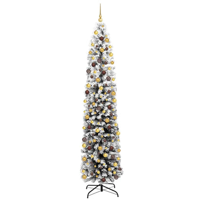 Artificial Christmas Tree Green 94.5" PVC and Steel and Plastic