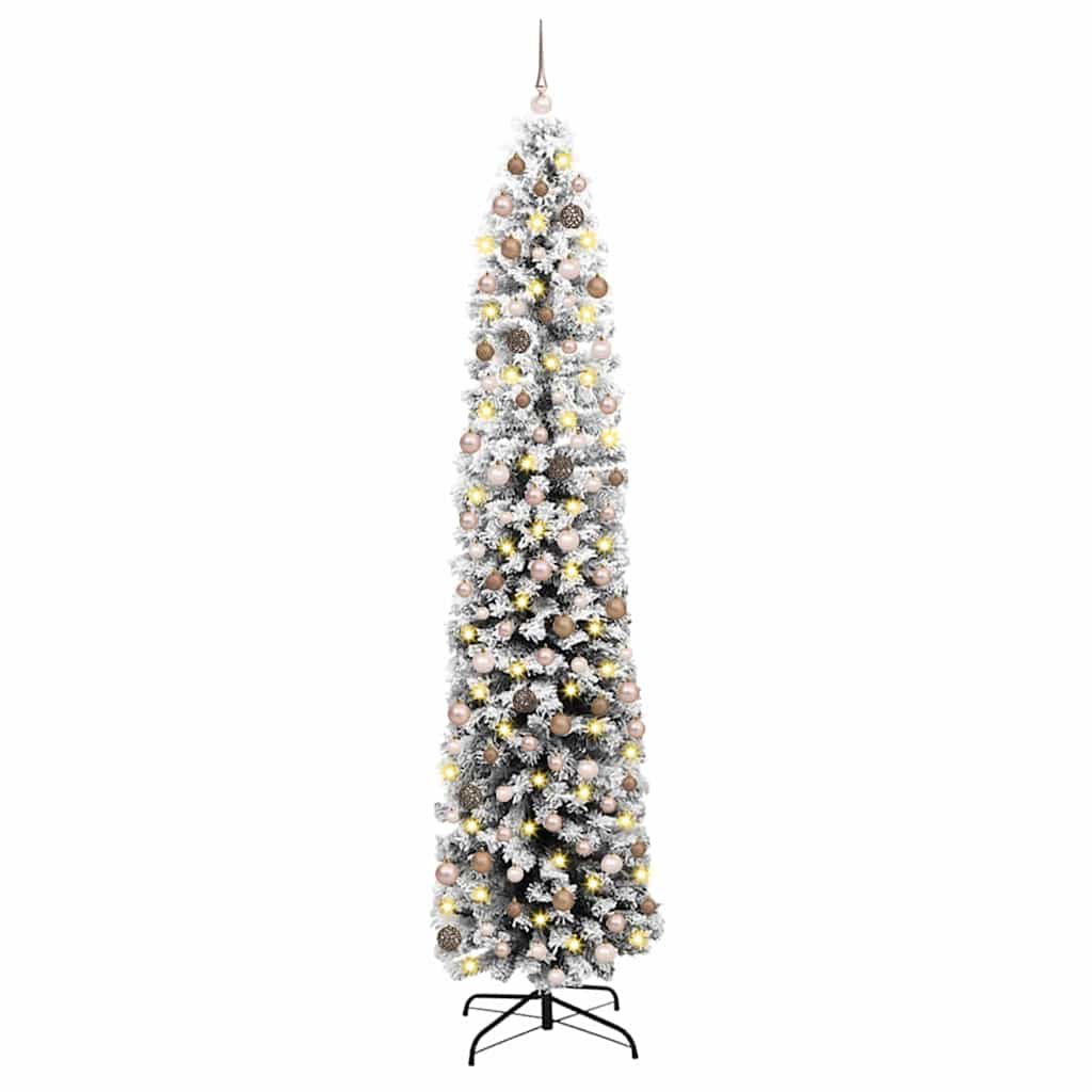 Artificial Christmas Tree Green 94.5" PVC and Steel and Plastic