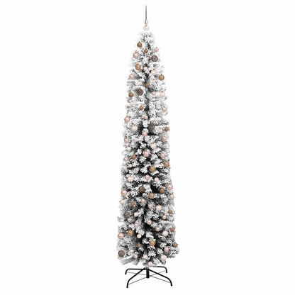Artificial Christmas Tree Green 94.5" PVC and Steel and Plastic
