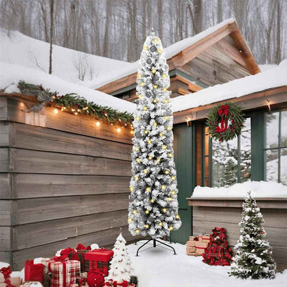 Artificial Christmas Tree with 300 LEDs Green 94.49 in