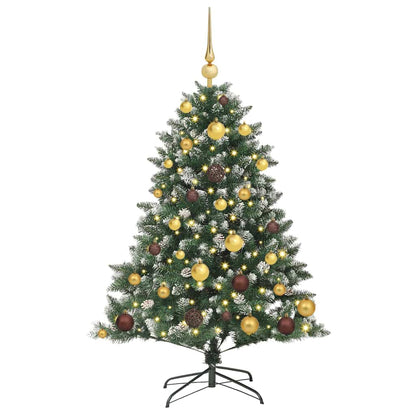 Artificial Christmas Tree with 150 LEDs Green 85 x 85 x 120 cm