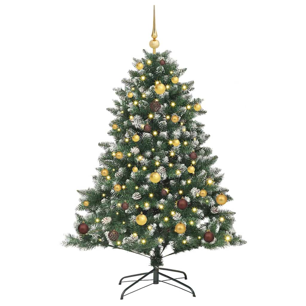 Artificial Christmas Tree with Stand Green 105 x 105 x 150 cm