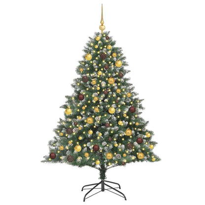 Artificial Christmas Tree with Stand Green 126 x 126 x 180 cm