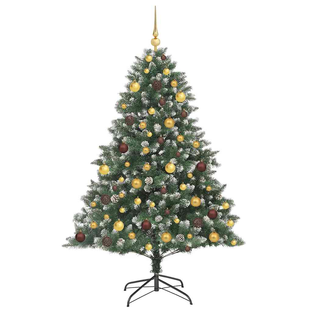 Artificial Christmas Tree with Stand Green 126 x 126 x 180 cm