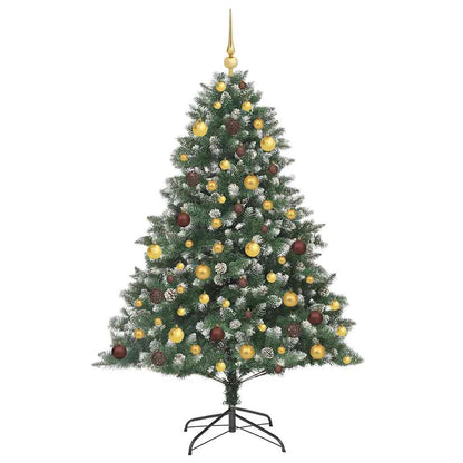Artificial Christmas Tree with Stand Green 126 x 126 x 180 cm