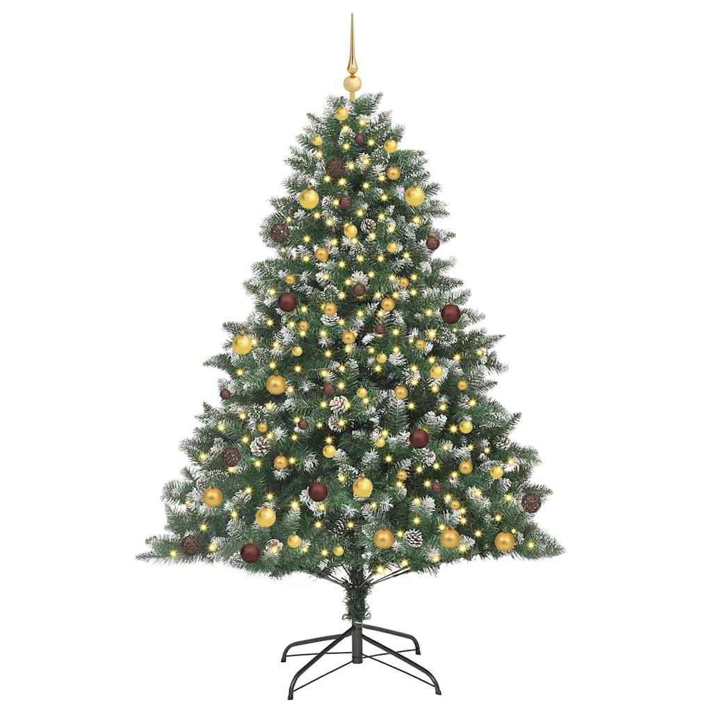 Artificial Christmas Tree with Stand Green 140 x 140 x 210 cm