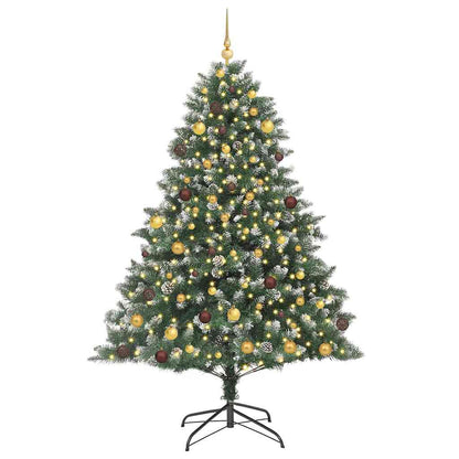 Artificial Christmas Tree with Stand Green 140 x 140 x 210 cm