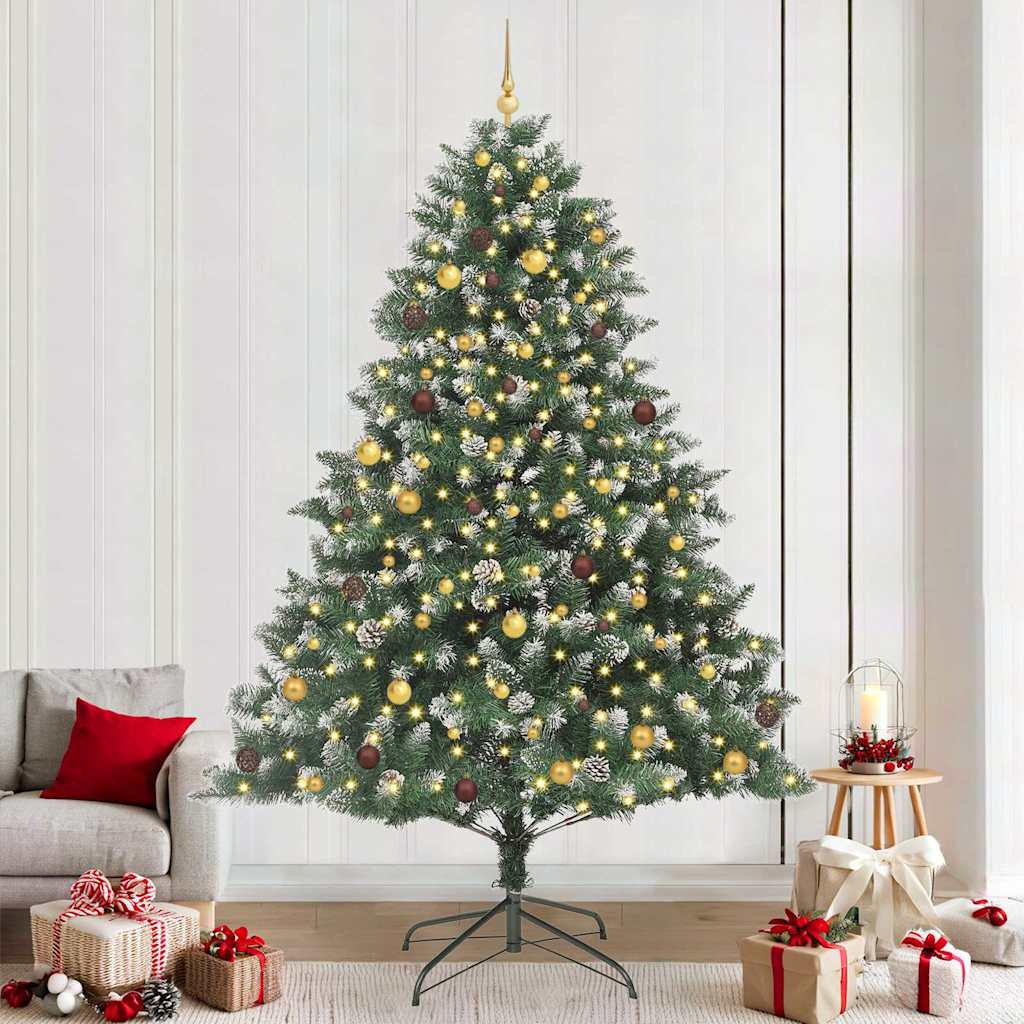 Artificial Christmas Tree with Stand Green 160 x 160 x 240 cm