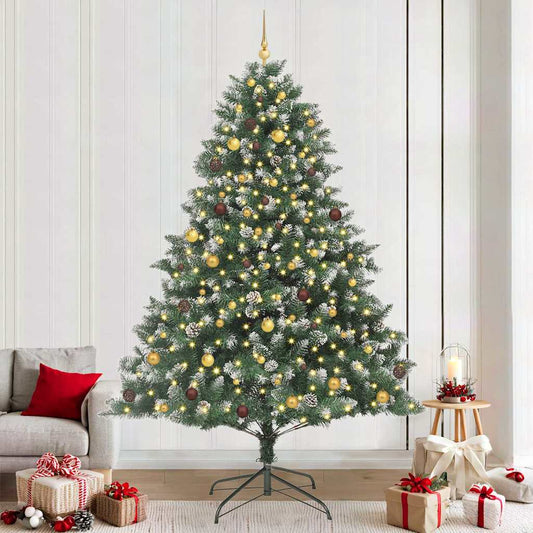 Artificial Christmas Tree with Stand Green 160 x 160 x 240 cm