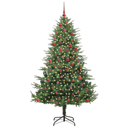 Artificial Pre-lit Christmas Tree with Ball Set Green 70.9