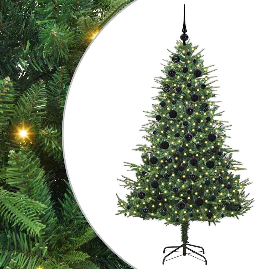 Artificial Pre-lit Christmas Tree with Ball Set Green 70.9
