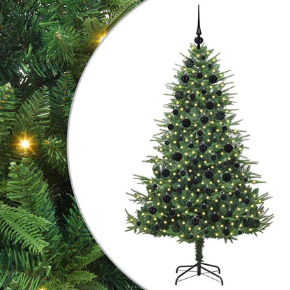Artificial Pre-lit Christmas Tree with Ball Set Green 70.9