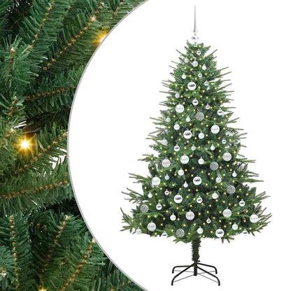 Artificial Pre-lit Christmas Tree with Ball Set Green 70.9