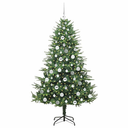 Artificial Pre-lit Christmas Tree with Ball Set Green 70.9