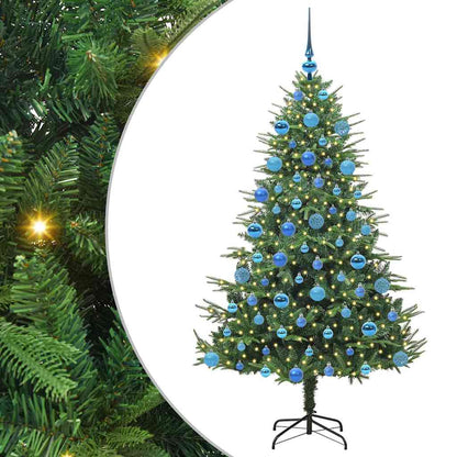 Artificial Pre-lit Christmas Tree with Ball Set Green 70.9