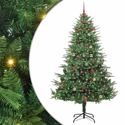 Artificial Pre-lit Christmas Tree with Ball Set Green 70.9