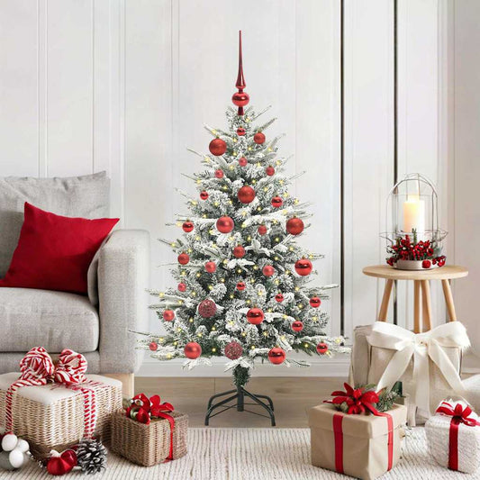 Artificial Pre-lit Christmas Tree with Ball Set Green 47.2