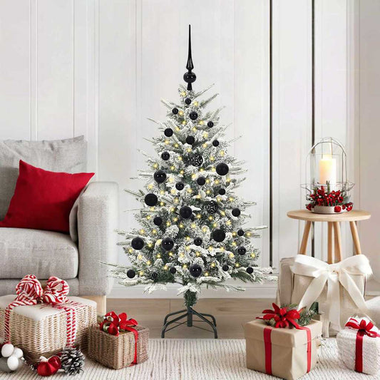 Artificial Pre-lit Christmas Tree with Ball Set Green 47.2