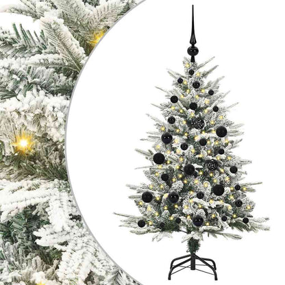 Artificial Pre-lit Christmas Tree with Ball Set Green 47.2