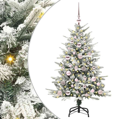 Artificial Pre-lit Christmas Tree with Ball Set Green 47.2