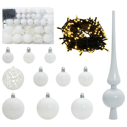 Artificial Pre-lit Christmas Tree with Ball Set Green 47.2