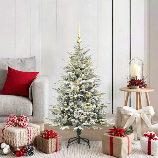 Artificial Pre-lit Christmas Tree with Ball Set Green 47.2