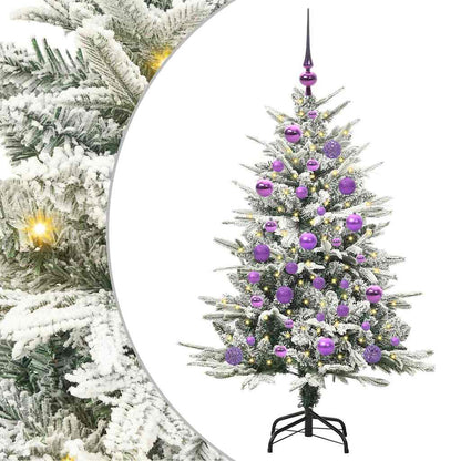 Artificial Pre-lit Christmas Tree with Ball Set Green 47.2