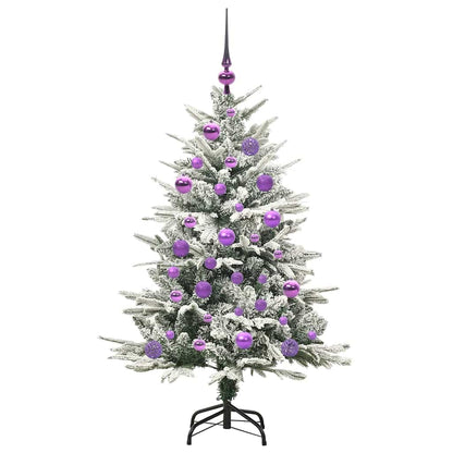 Artificial Pre-lit Christmas Tree with Ball Set Green 47.2