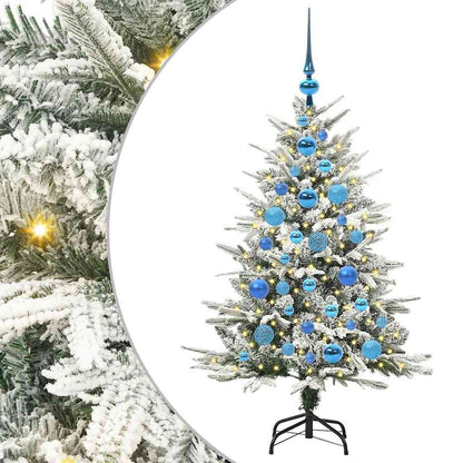 Artificial Pre-lit Christmas Tree with Ball Set Green 47.2