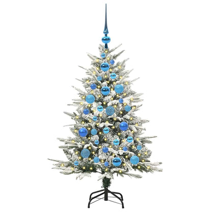 Artificial Pre-lit Christmas Tree with Ball Set Green 47.2