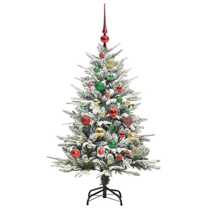 Artificial Pre-lit Christmas Tree with Ball Set Green 47.2
