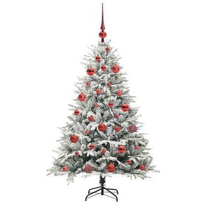 Artificial Pre-lit Christmas Tree with Ball Set Green 59.1