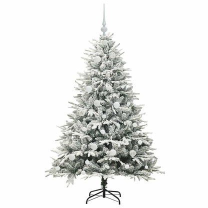 Artificial Pre-lit Christmas Tree with Ball Set Green 59.1