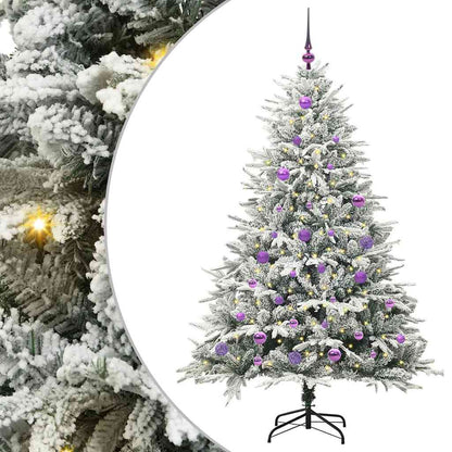 Artificial Pre-lit Christmas Tree with Ball Set Green 59.1