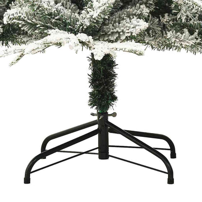 Artificial Pre-lit Christmas Tree Green 70.9" PVC and PE