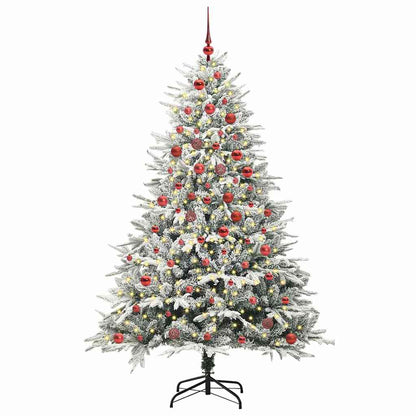 Artificial Pre-lit Christmas Tree with Ball Set Green 70.9