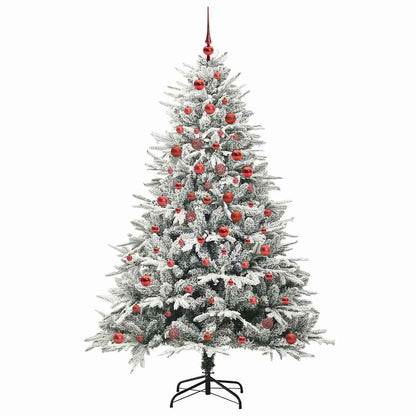 Artificial Pre-lit Christmas Tree with Ball Set Green 70.9