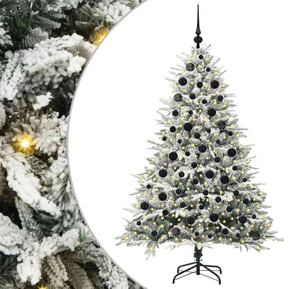 Artificial Pre-lit Christmas Tree with Ball Set Green 70.9