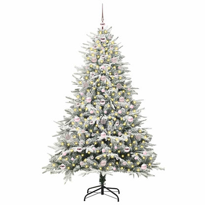 Artificial Pre-lit Christmas Tree with Ball Set Green 70.9