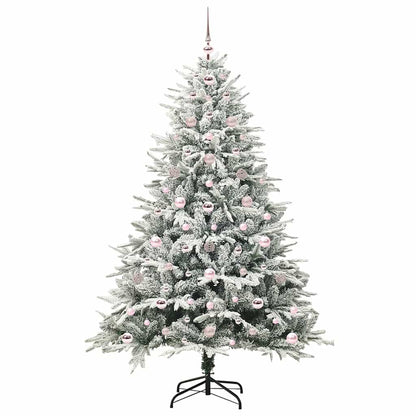 Artificial Pre-lit Christmas Tree with Ball Set Green 70.9