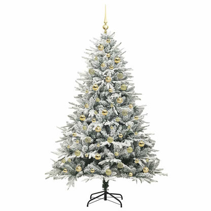 Artificial Pre-lit Christmas Tree with Ball Set Green 70.9
