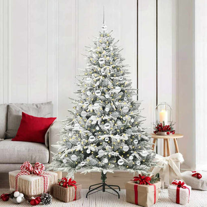 Artificial Pre-lit Christmas Tree with Ball Set Green 70.9
