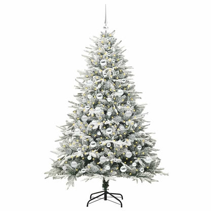 Artificial Pre-lit Christmas Tree with Ball Set Green 70.9