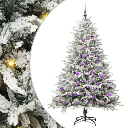 Artificial Pre-lit Christmas Tree with Ball Set Green 70.9